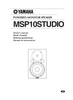 Yamaha MSP-10_Studio - Owners Manual 